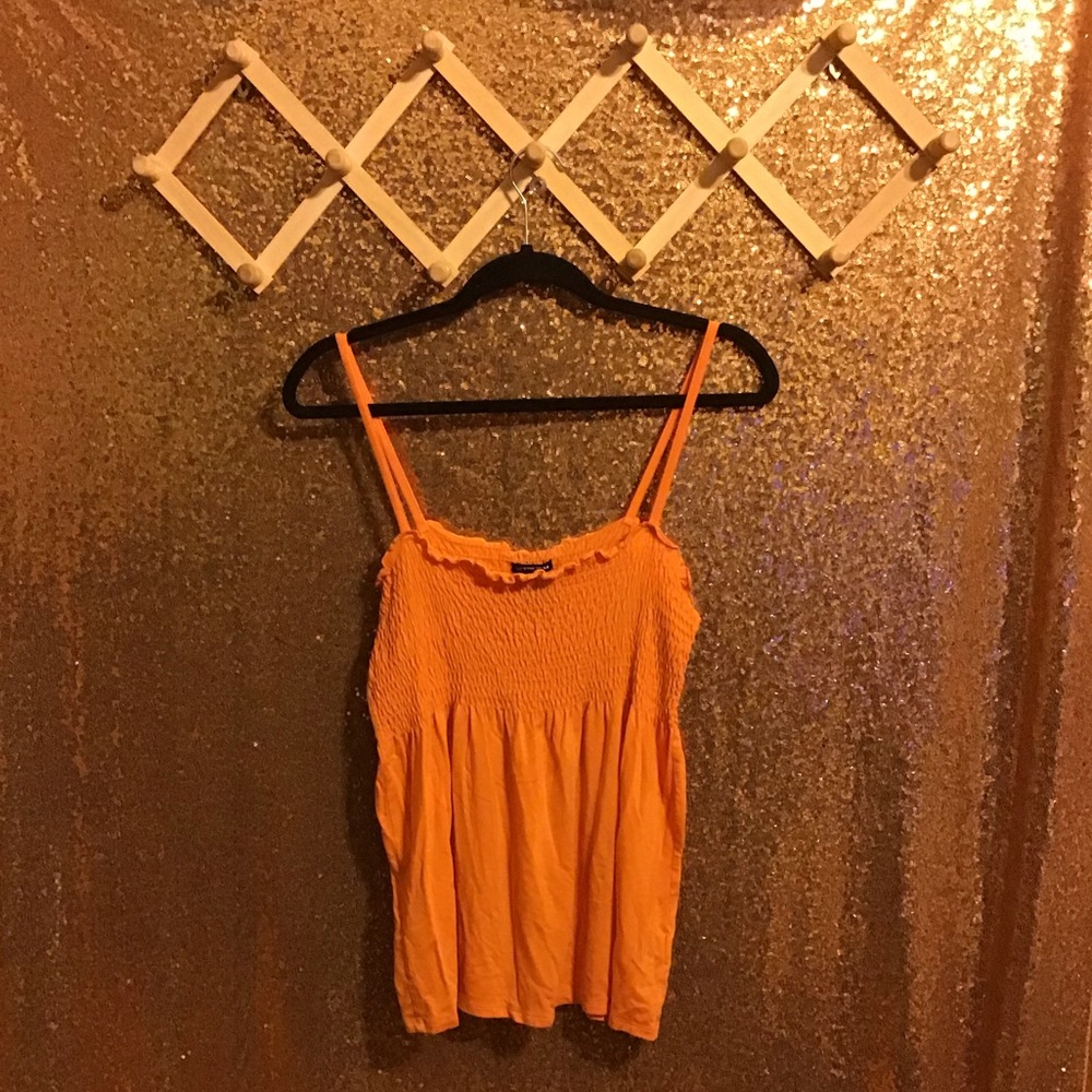 🌊 Smocked Babydoll Peplum Tank Top